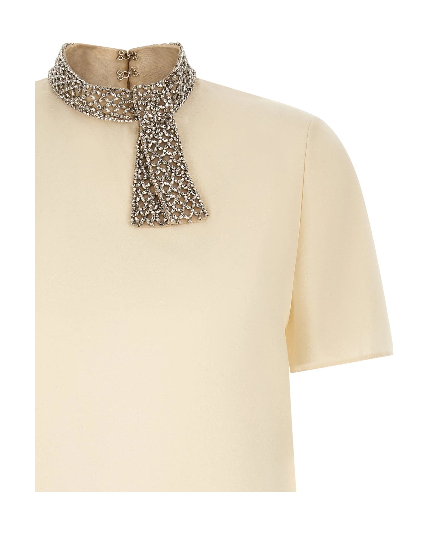 Valentino Garavani Blouse in white, Silk — view 3