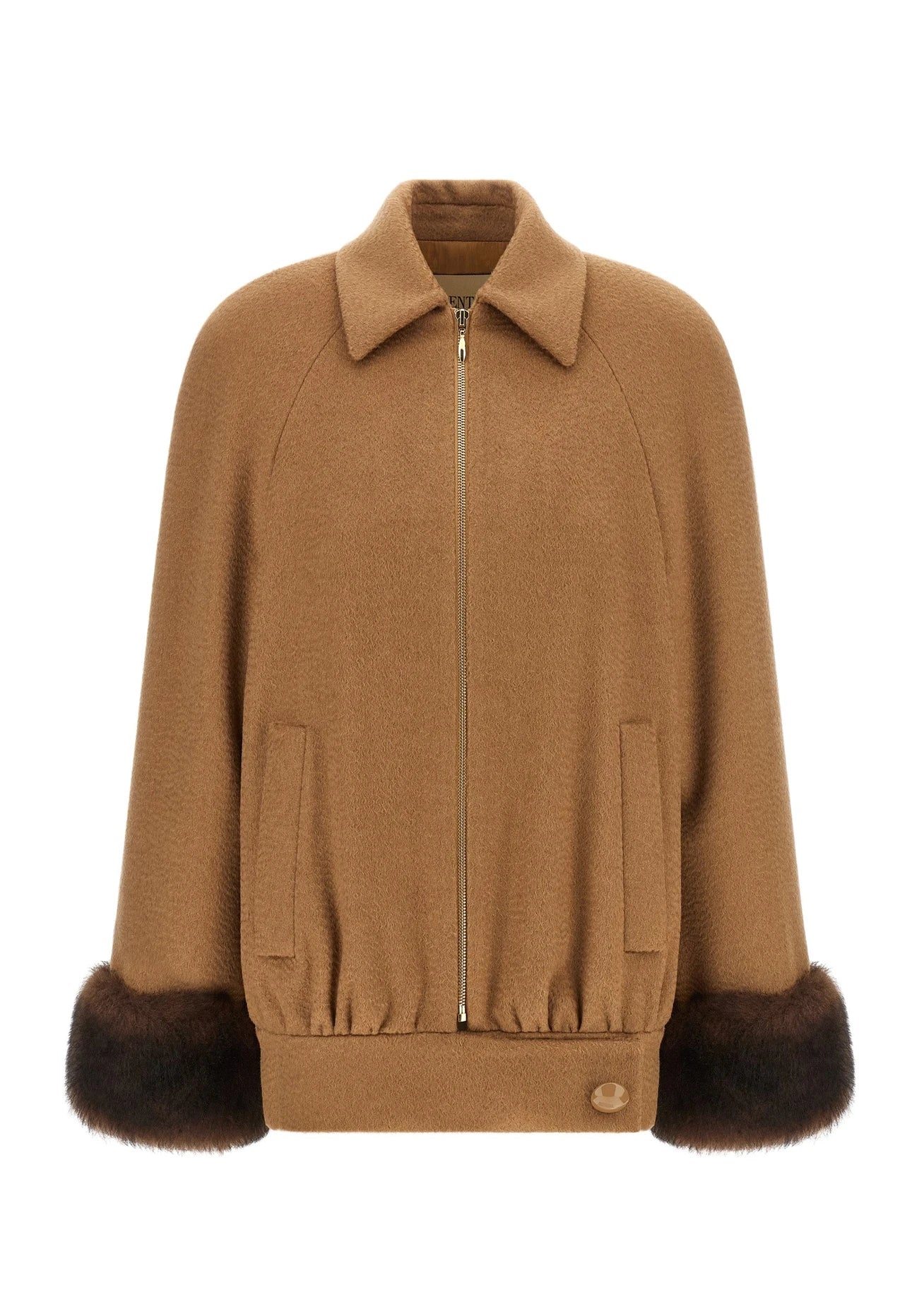Valentino Garavani Bomber Jacket in brown, Lamb Fur