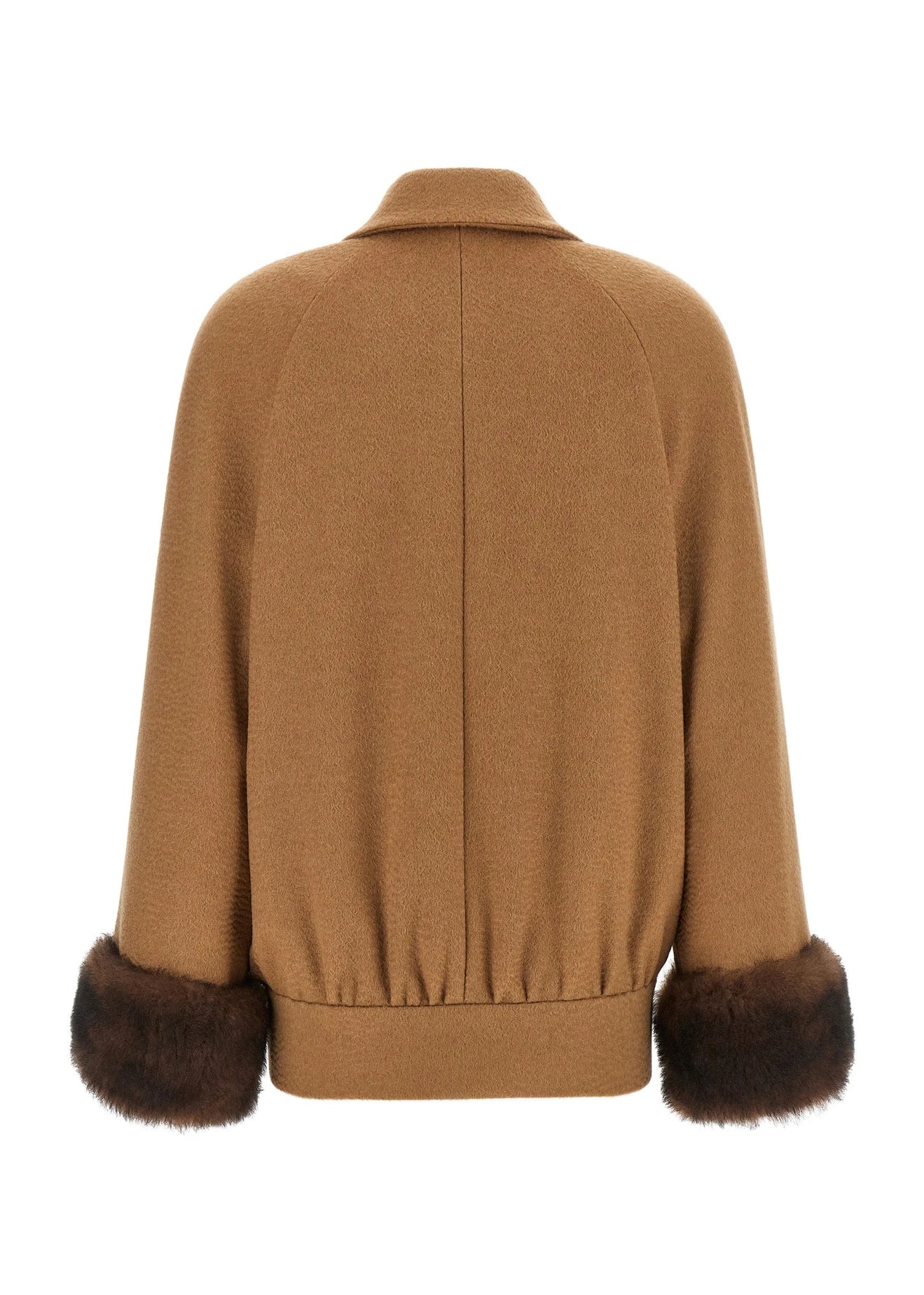 Valentino Garavani Bomber Jacket in brown, Lamb Fur — view 2