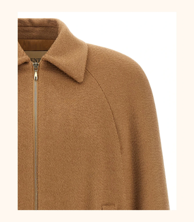 Valentino Garavani Bomber Jacket in brown, Lamb Fur — view 3