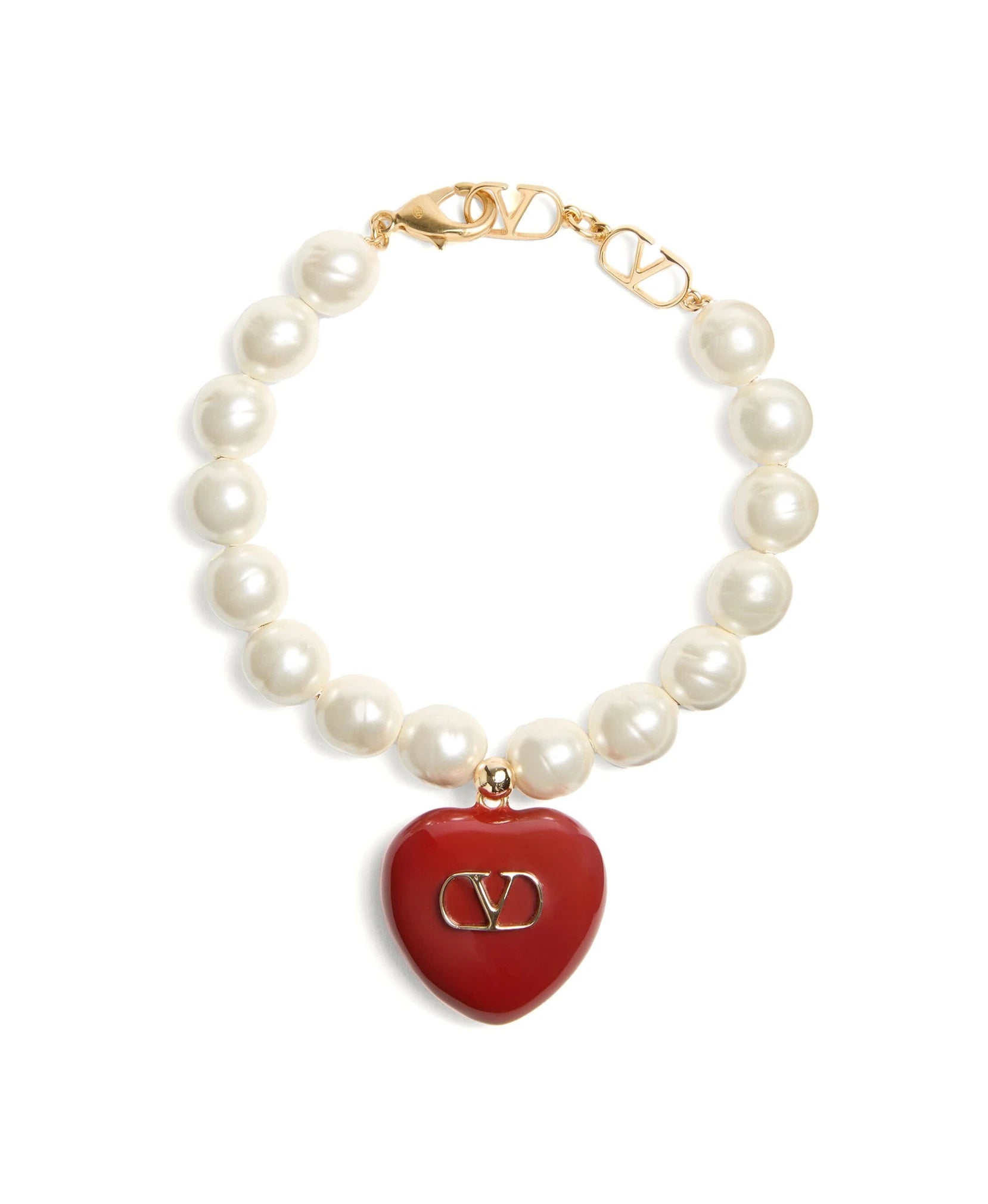 Valentino Garavani Bracelet in red, Brass