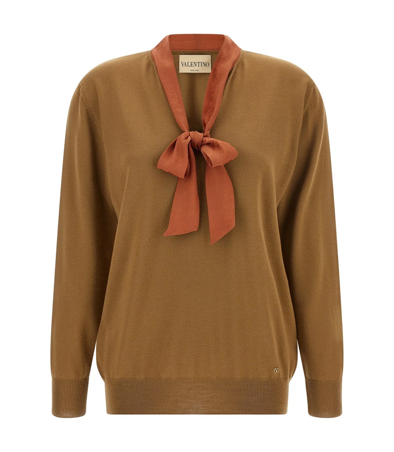 Valentino Garavani Cardigan in brown, Cashmere
