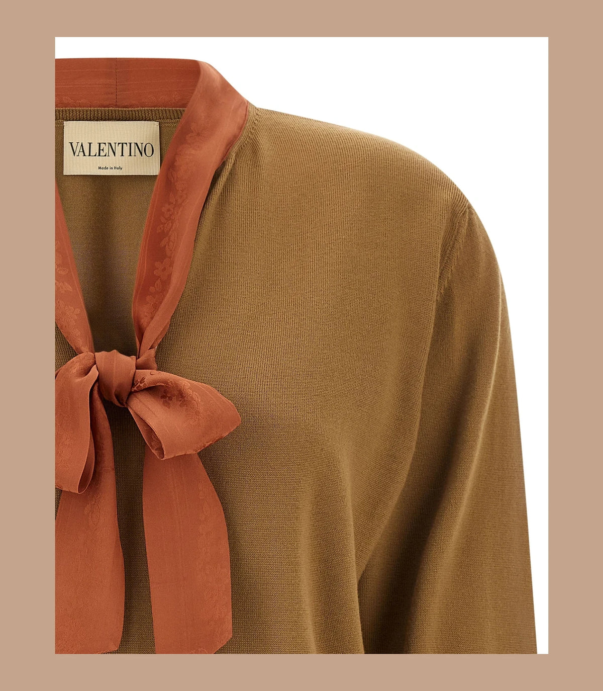 Valentino Garavani Cardigan in brown, Cashmere — view 3