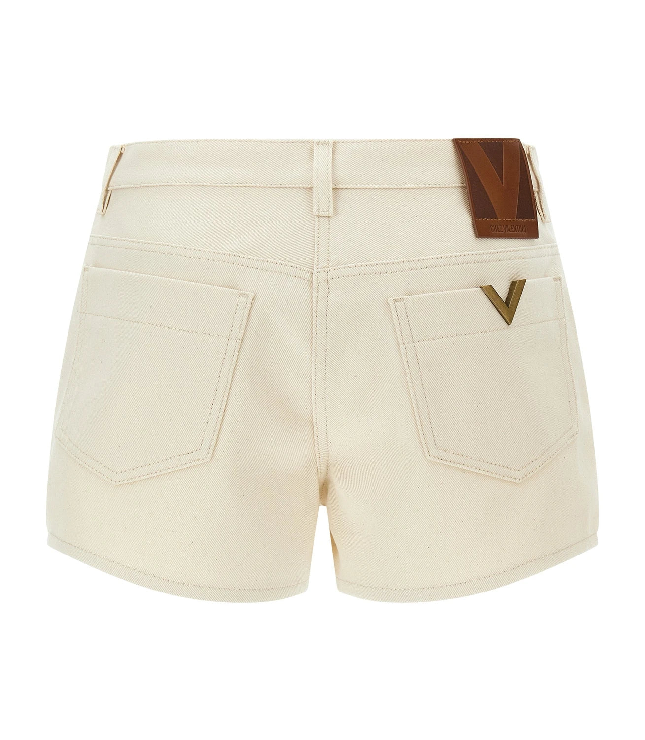 Valentino Garavani Chino Short in beige, Cotton — view 2