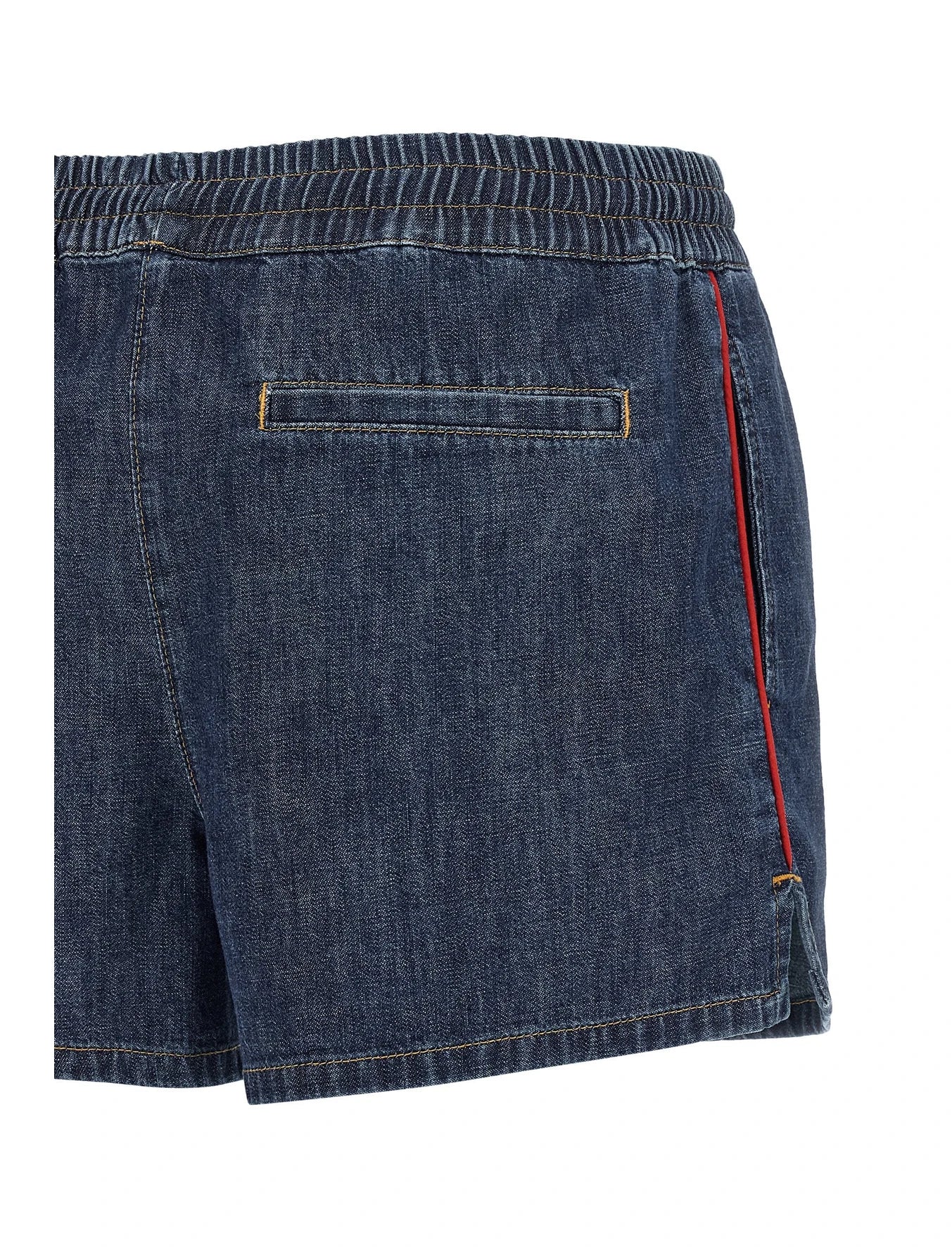 Valentino Garavani Denim Short in blue, Cotton — view 4