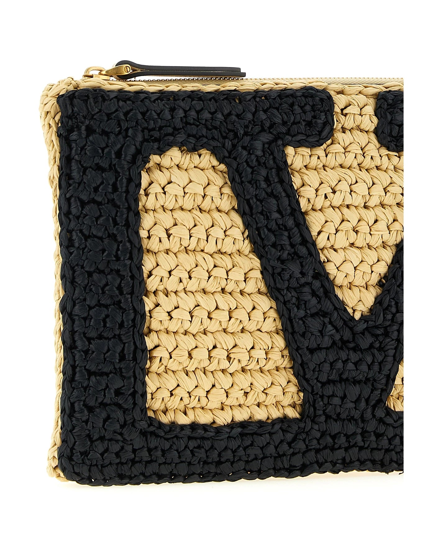 Valentino Garavani Envelope Clutche in black, Viscose — view 3