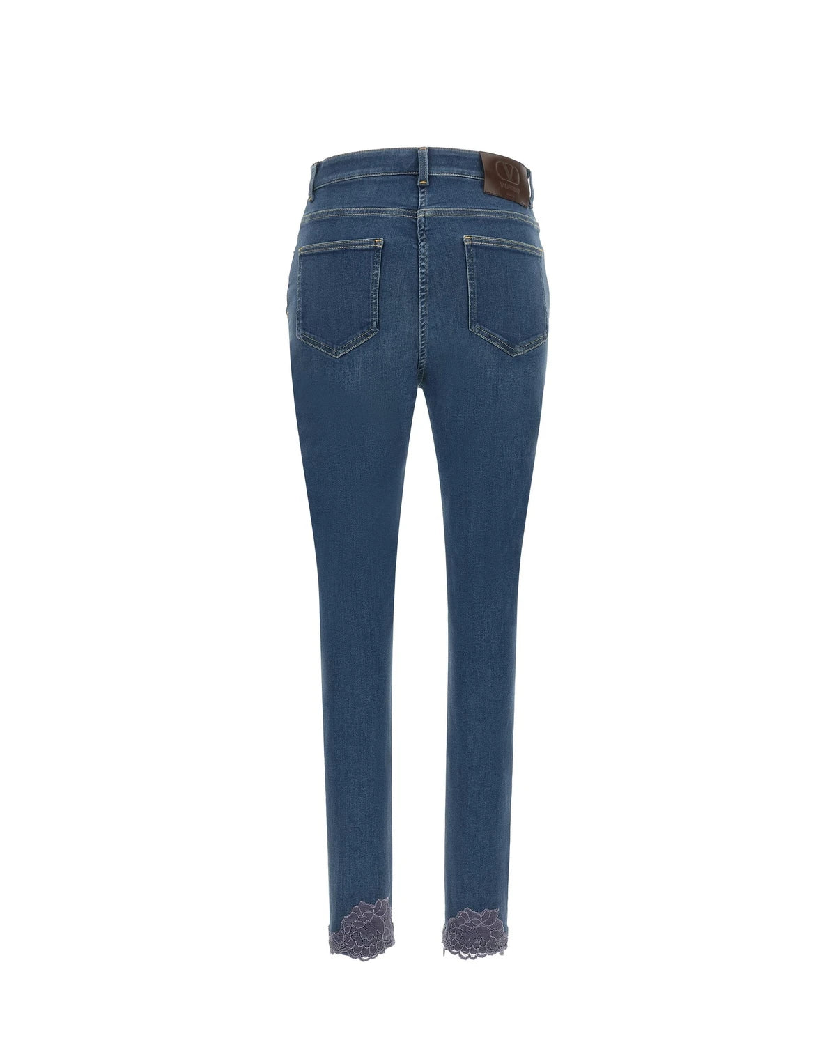 Valentino Garavani Jean in blue, Cotton Denim — view 2