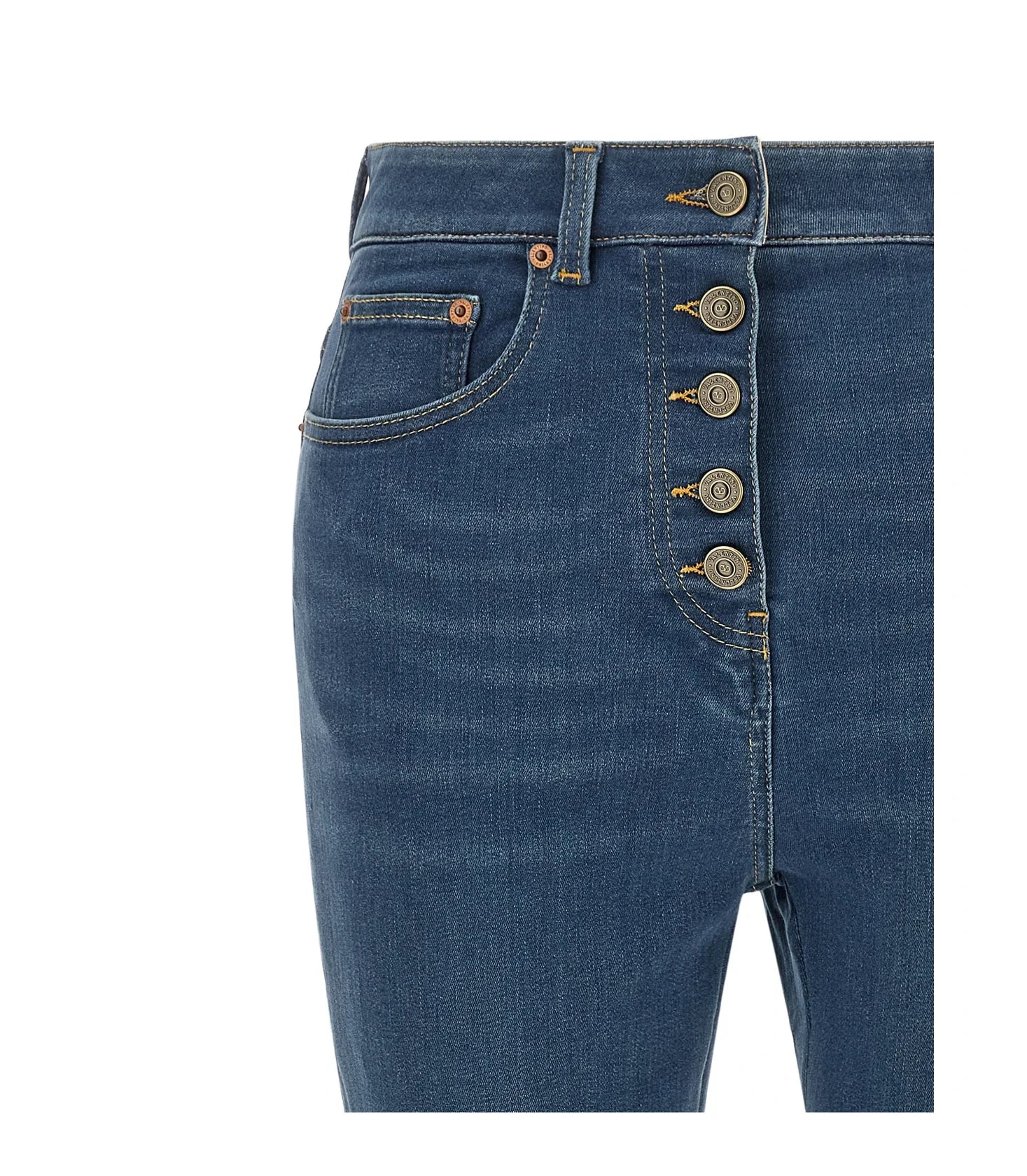 Valentino Garavani Jean in blue, Cotton Denim — view 3