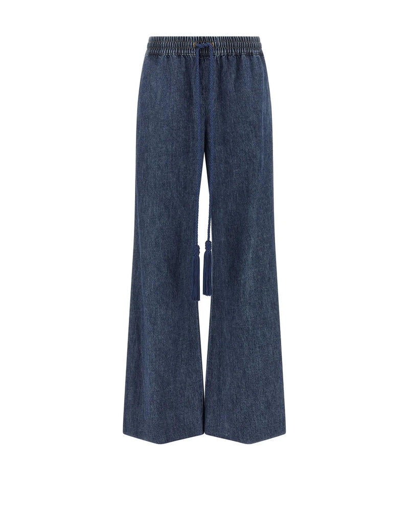 Valentino Garavani Jean in blue, Cotton