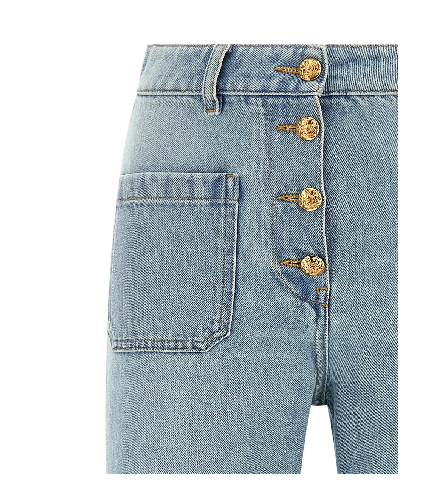 Valentino Garavani Jean in blue, Cotton — view 3