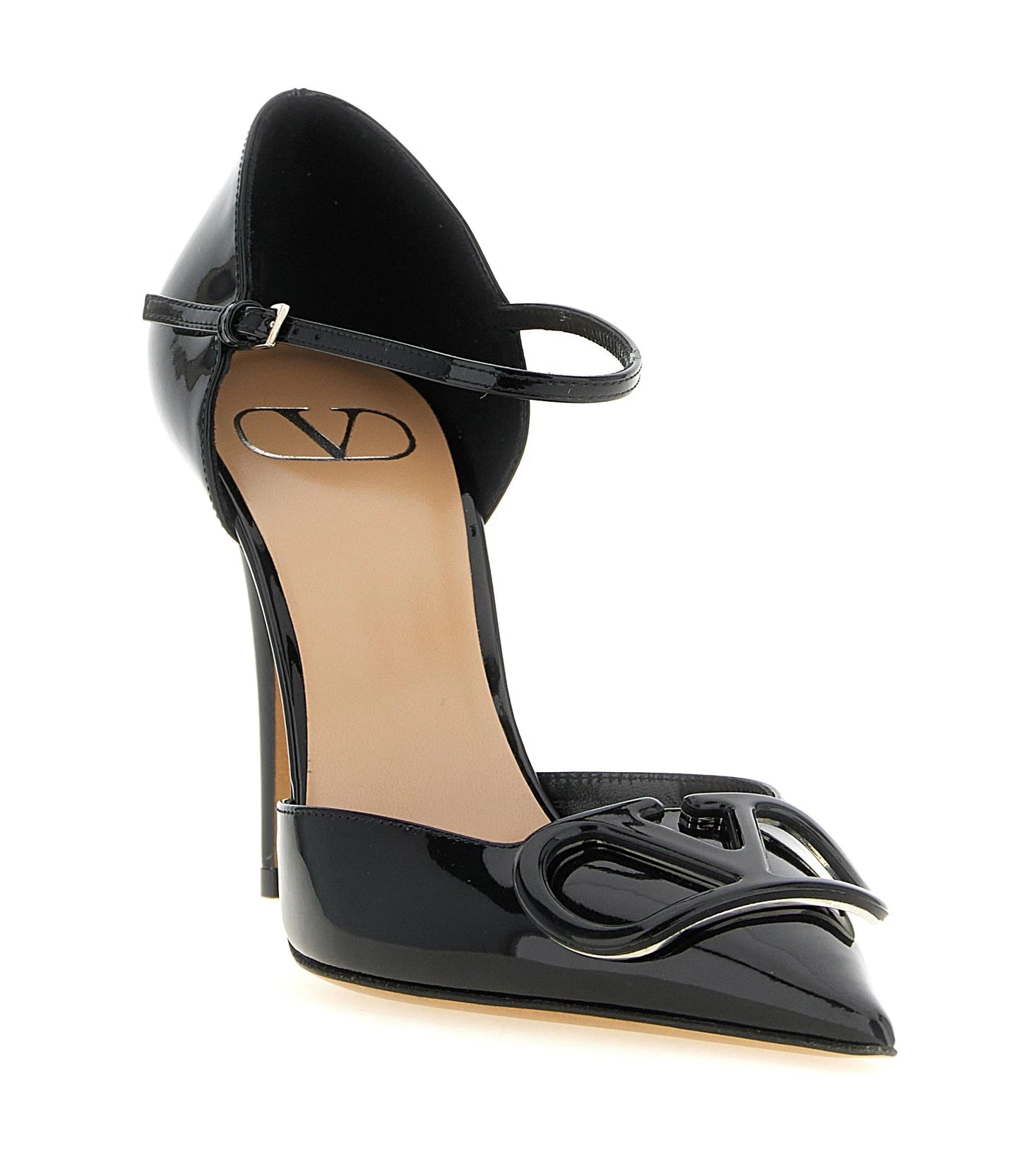 Valentino Garavani Pumps in black, Calfskin Leather — view 2