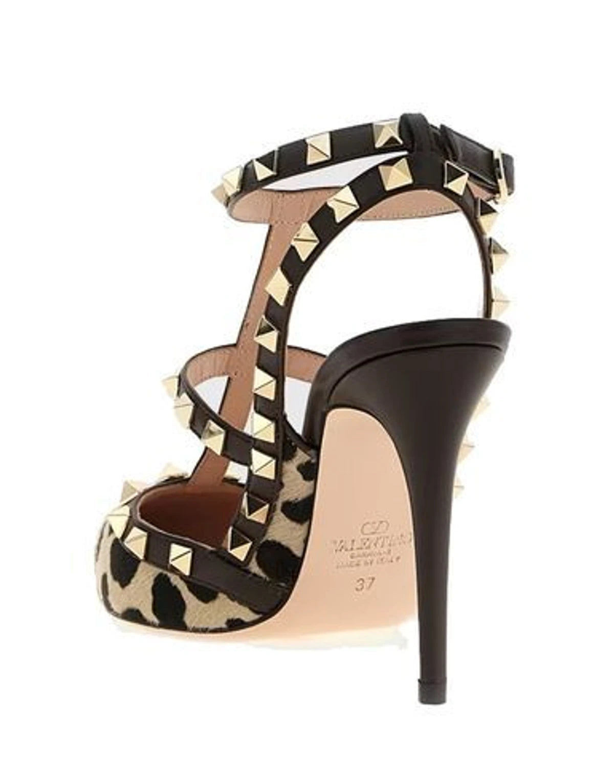Valentino Garavani Pumps in brown, Calf Leather — view 3