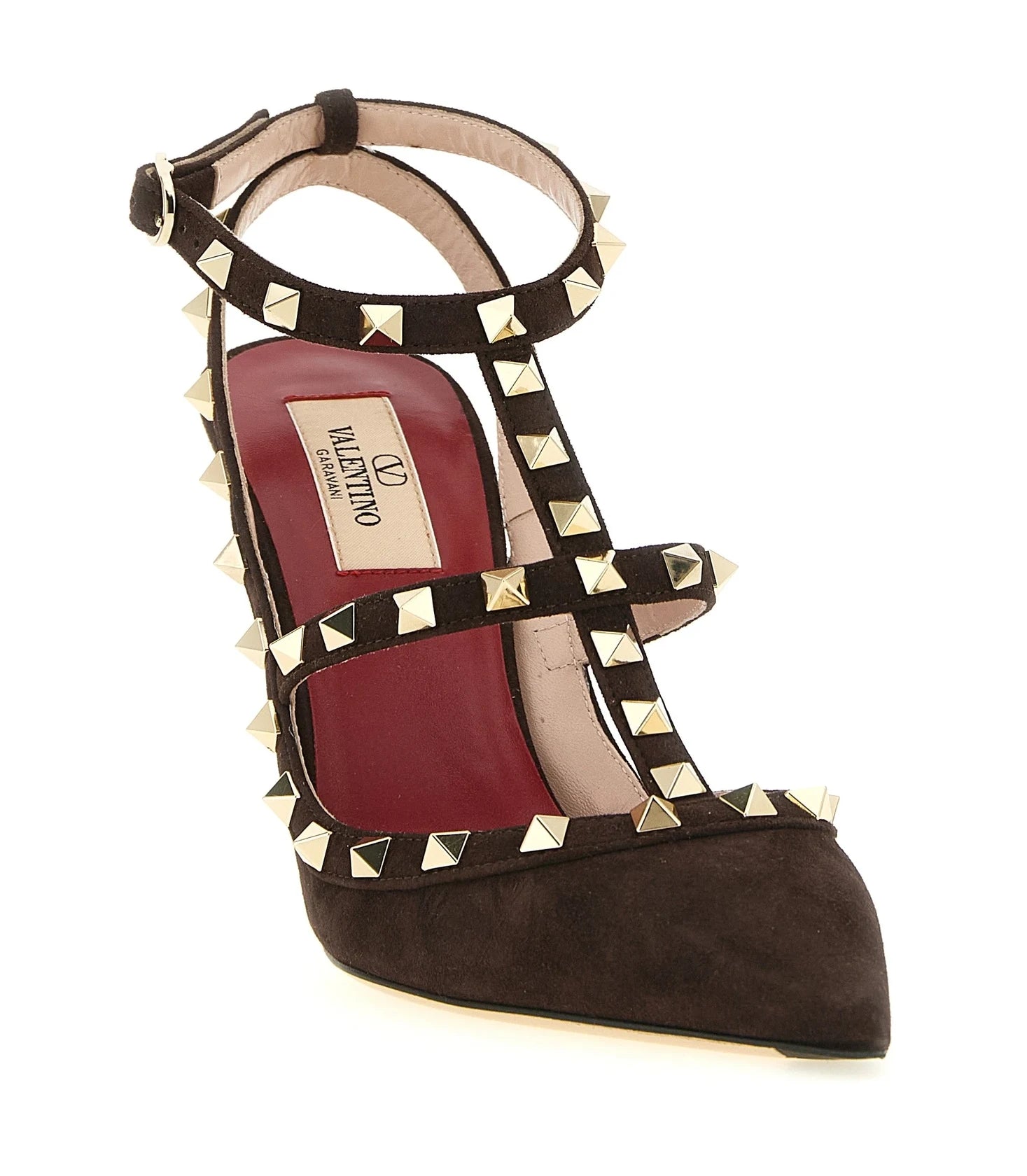 Valentino Garavani Pumps in brown, Calfskin Leather — view 2