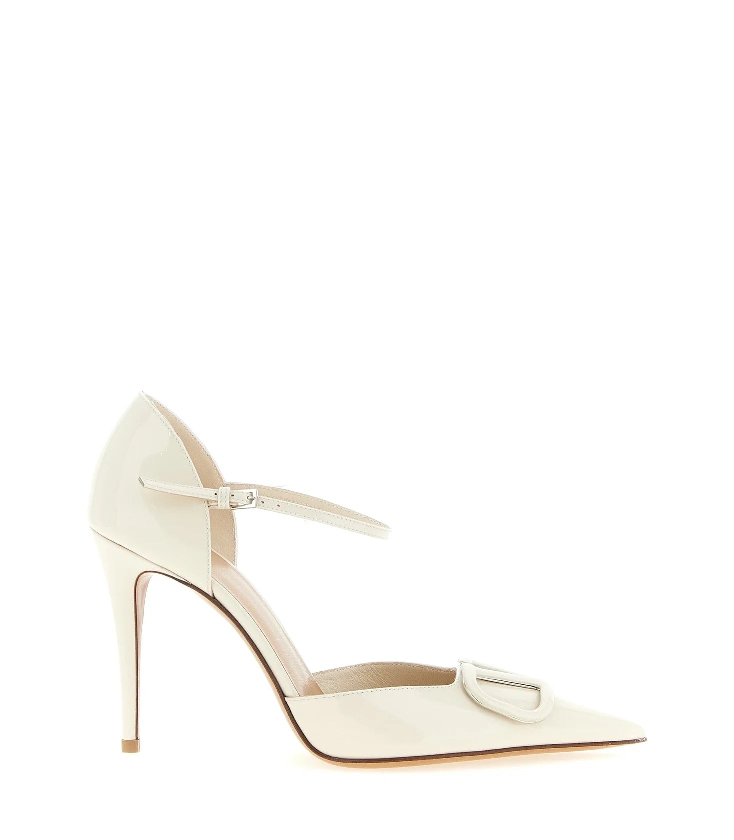 Valentino Garavani Pumps in white, Calfskin Leather