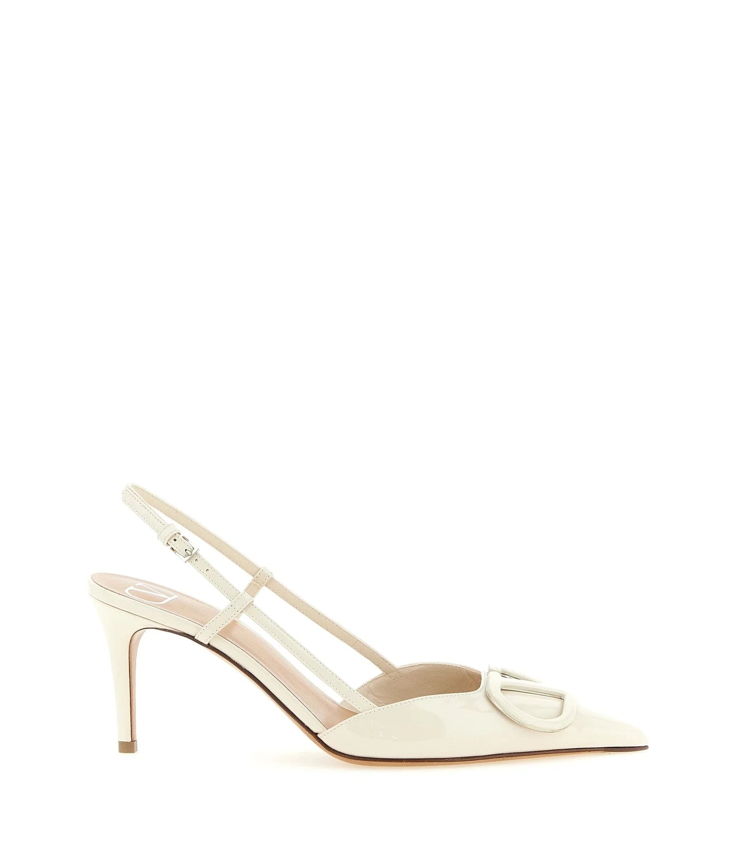 Valentino Garavani Pumps in white, Calfskin Leather