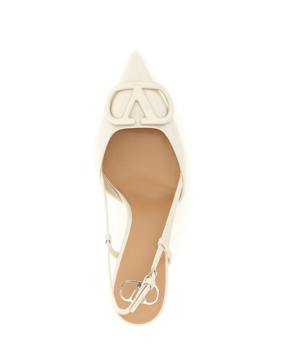 Valentino Garavani Pumps in white, Calfskin Leather — view 4