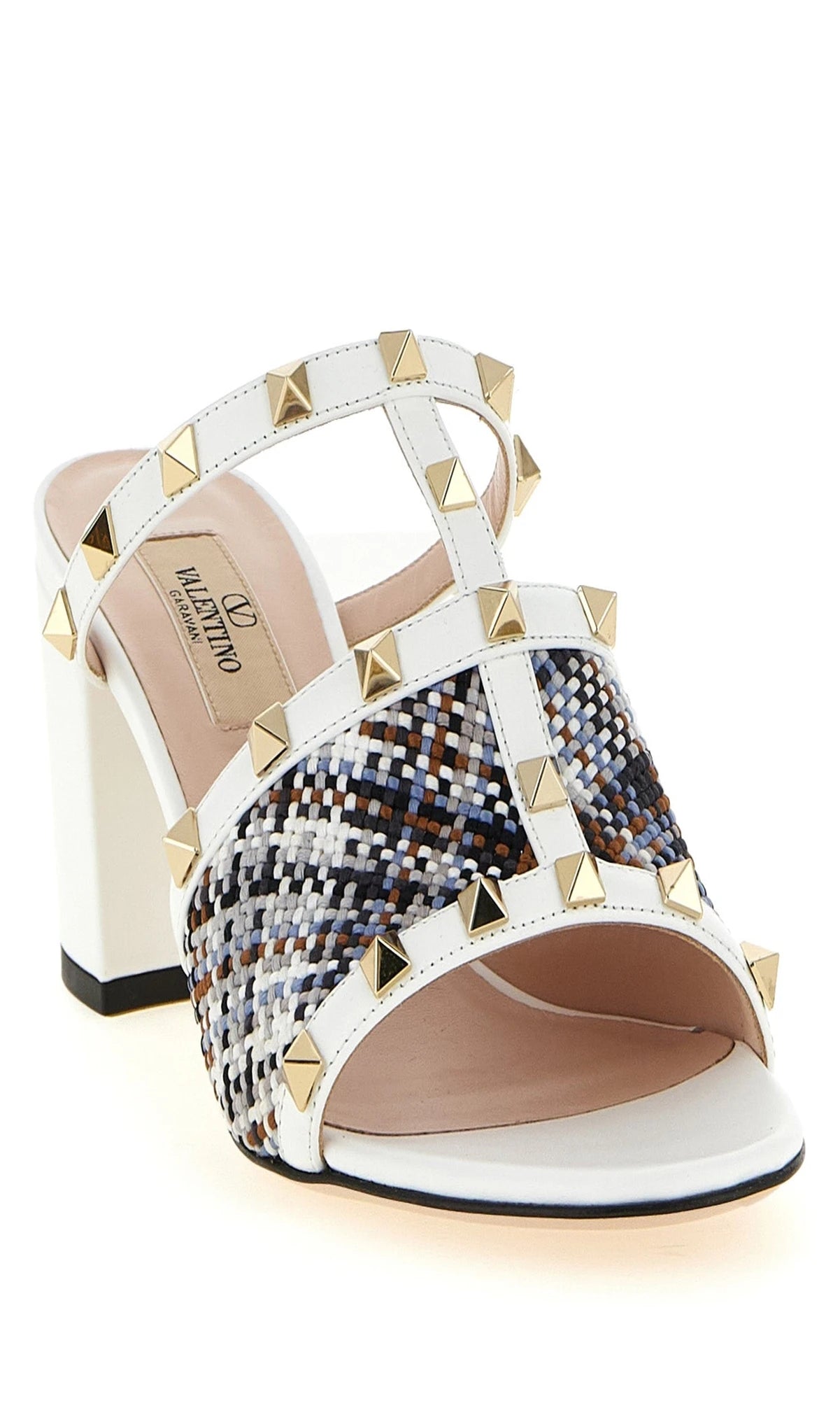 Valentino Garavani Sandals in white, Polyester — view 2