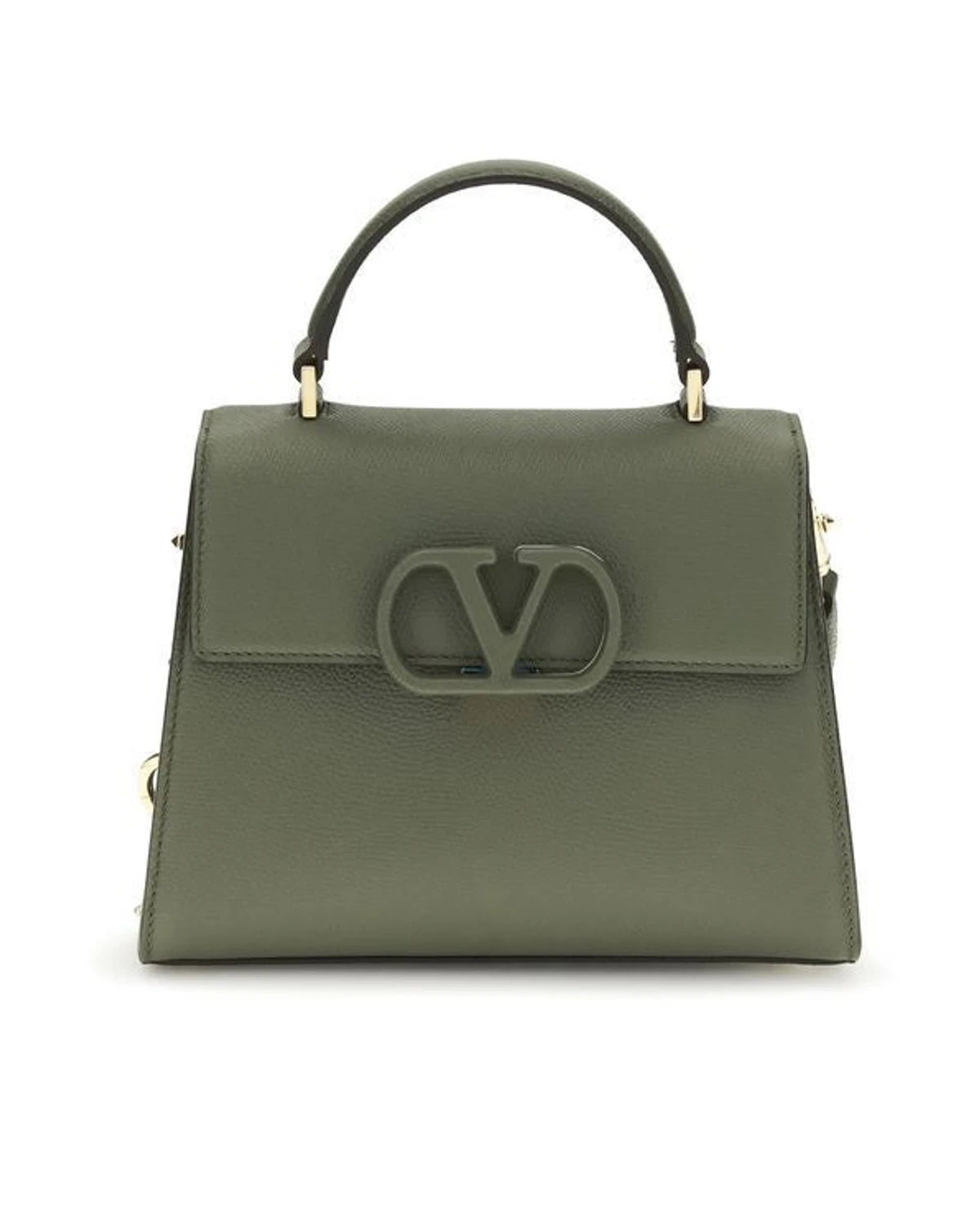 Valentino Garavani Satchel Bag in green, Calf Leather