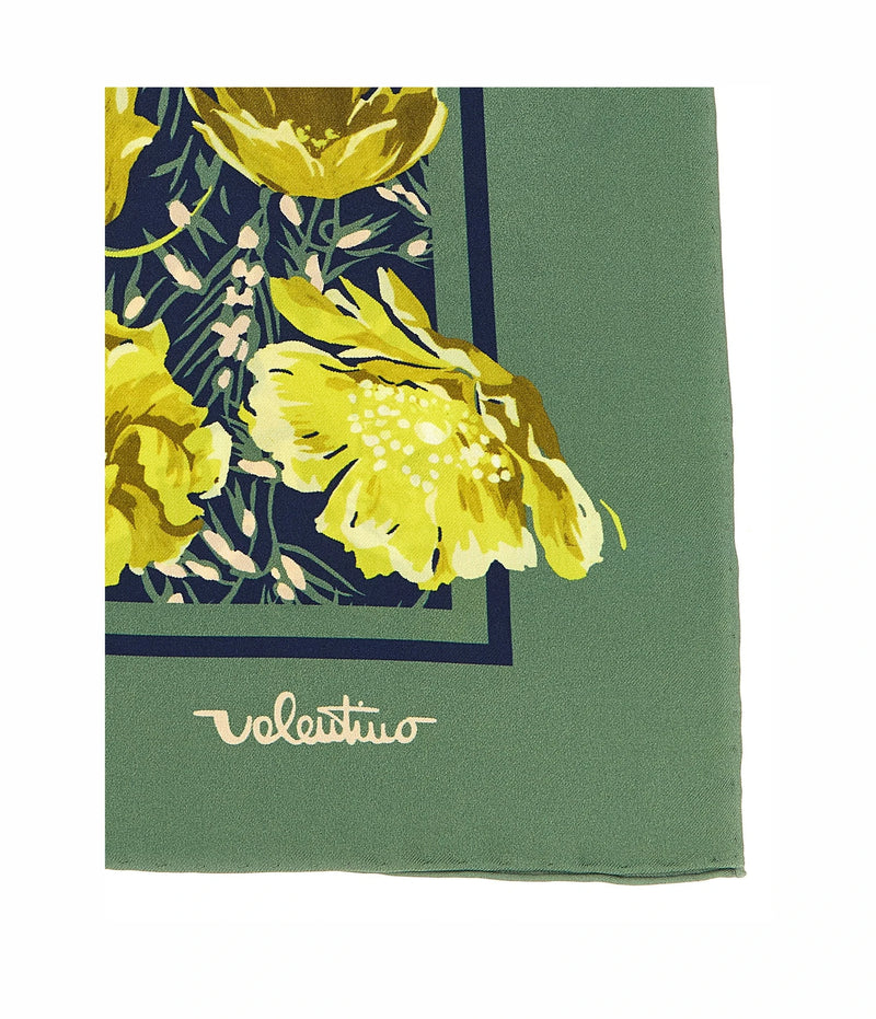 Valentino Garavani Scarves & Shawl in green, Silk — view 2