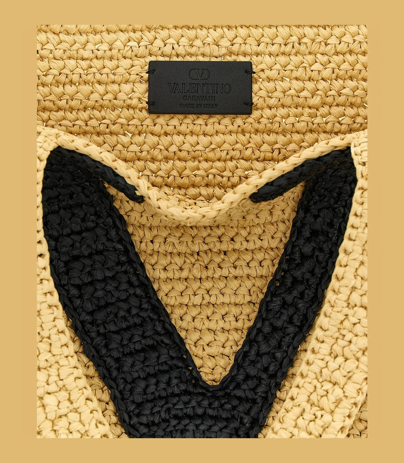 Valentino Garavani Shopping Tote in black, Viscose — view 4