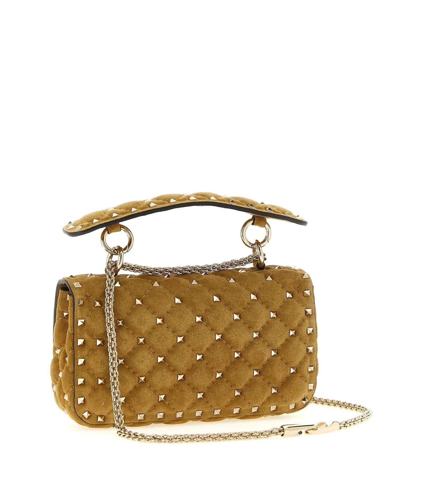 Valentino Garavani Shoulder Bag in beige, Calfskin Leather — view 2