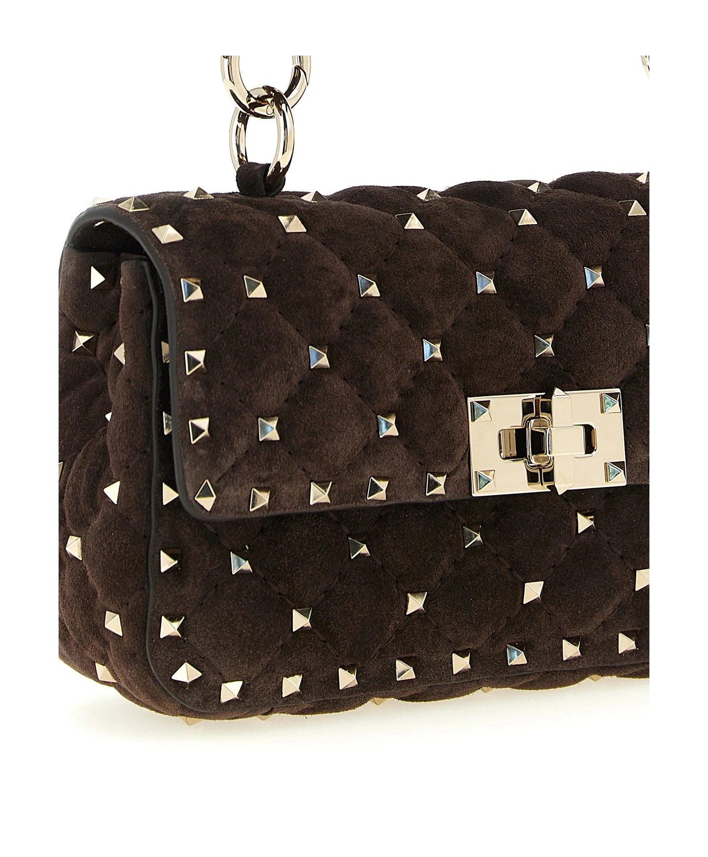Valentino Garavani Shoulder Bag in brown, Calfskin Leather — view 3