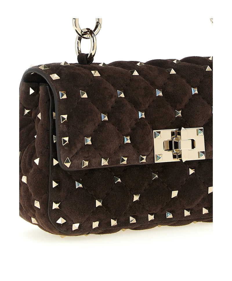 Valentino Garavani Shoulder Bag in brown, Calfskin Leather — view 3