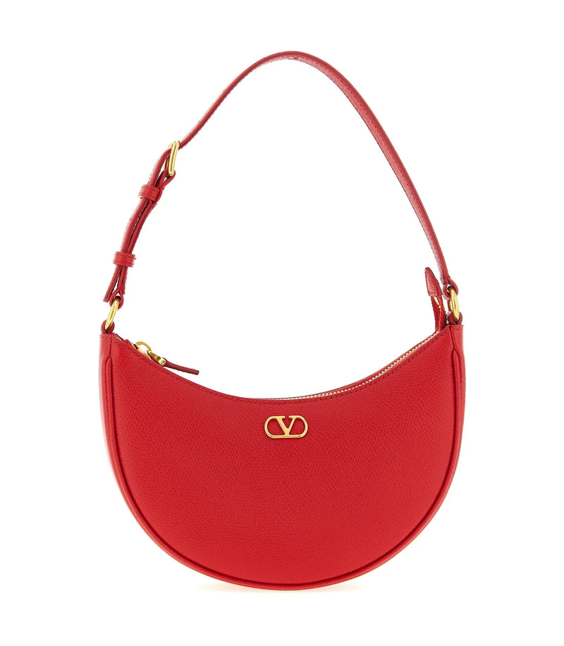 Valentino Garavani Shoulder Bag in red, Calfskin Leather
