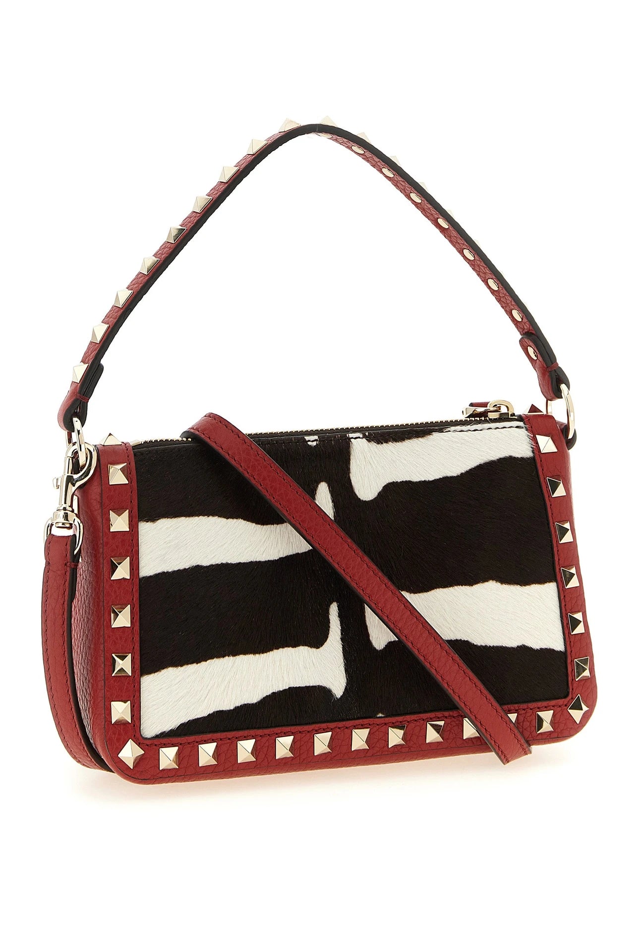 Valentino Garavani Shoulder Bag in red, Calfskin Leather — view 2