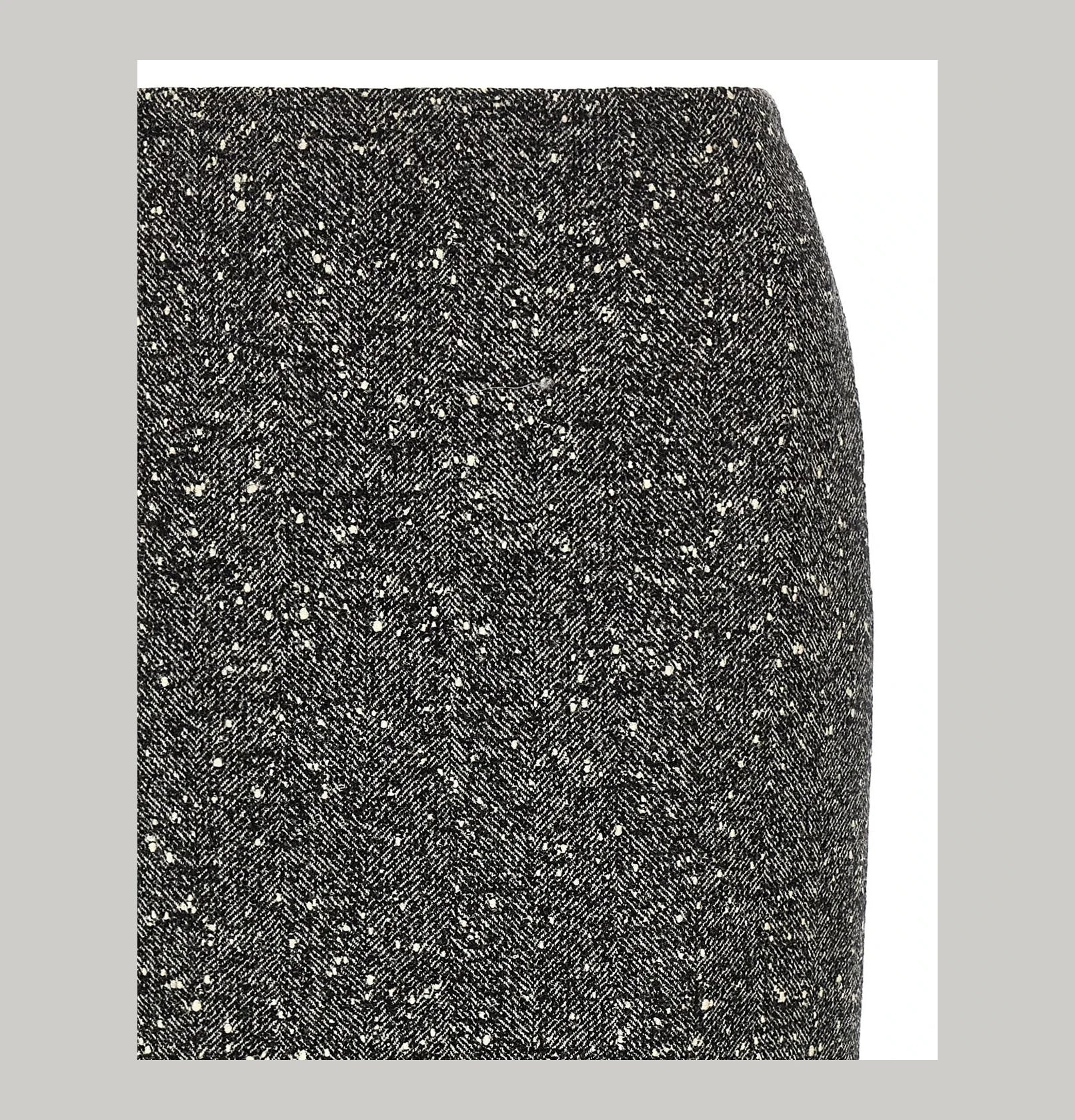 Valentino Garavani Skirt in gray, Virgin Wool — view 3