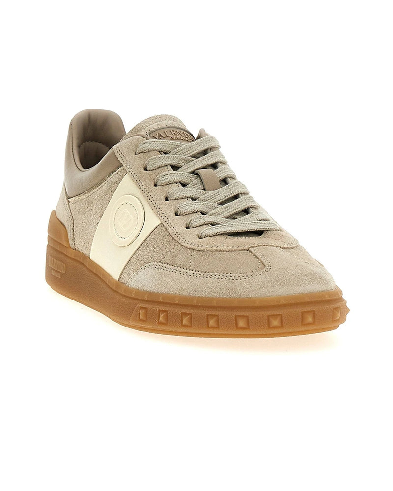 Valentino Garavani Sneakers in beige, Calfskin Leather — view 2