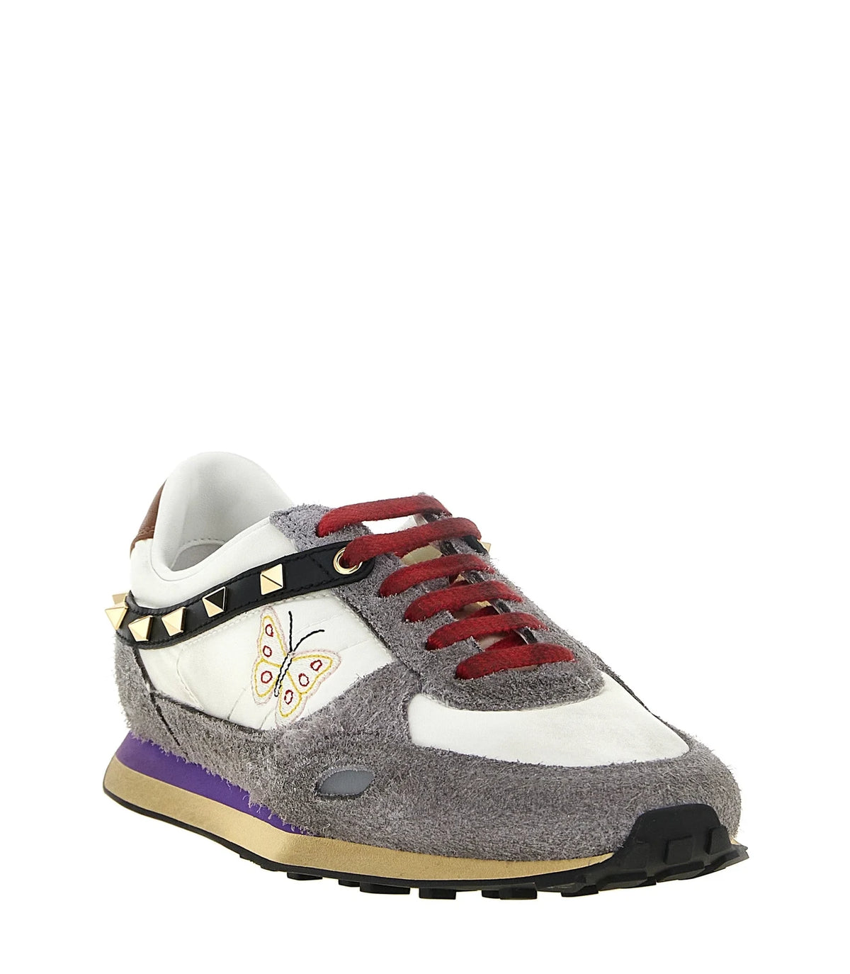 Valentino Garavani Sneakers in multicolor, Calfskin Leather — view 2
