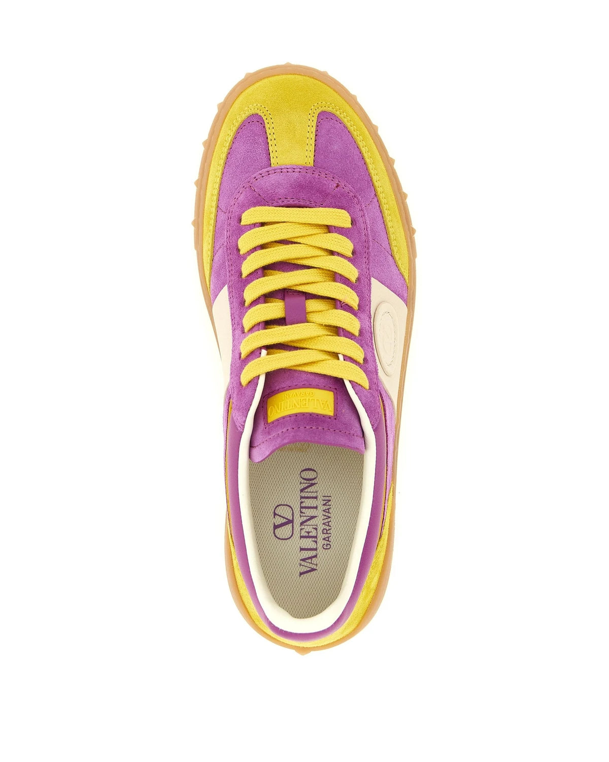 Valentino Garavani Sneakers in multicolor, Calfskin Leather — view 4