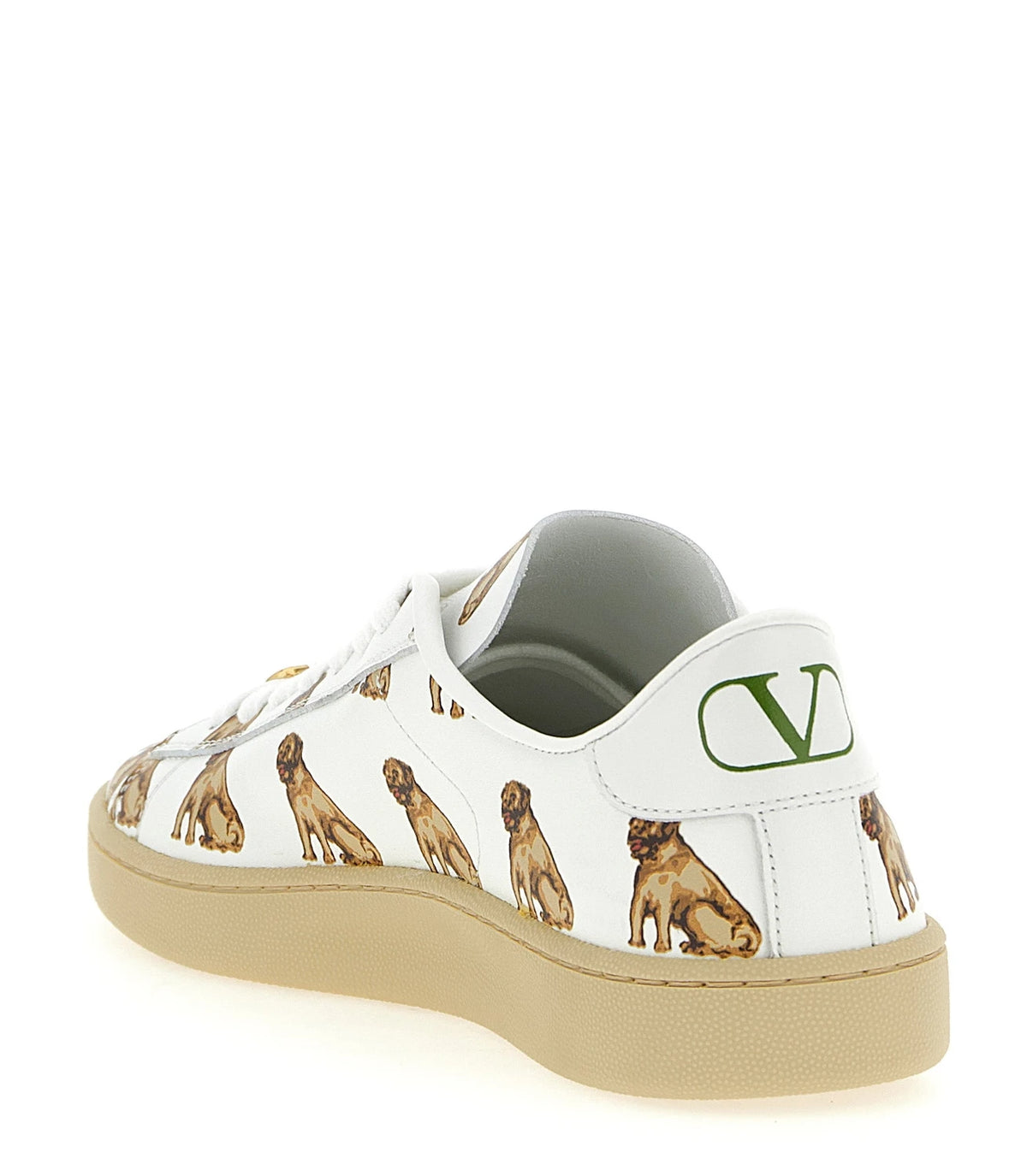 Valentino Garavani Sneakers in white, Calfskin Leather — view 3