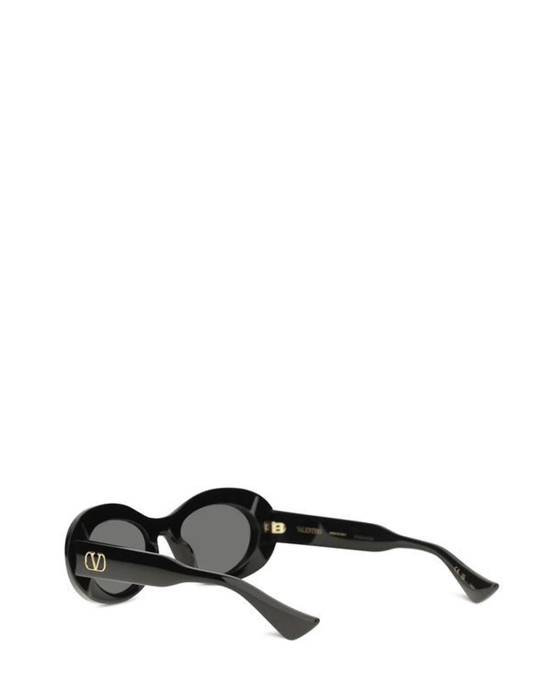 Valentino Garavani Sunglasse in black, Acetate — view 3