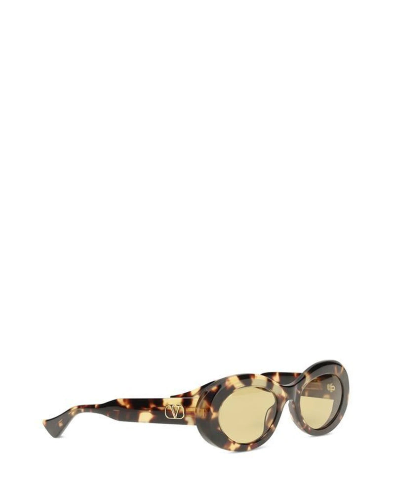 Valentino Garavani Sunglasse in brown, Acetate — view 2