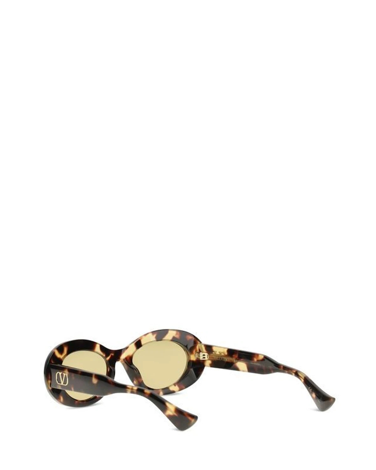Valentino Garavani Sunglasse in brown, Acetate — view 3