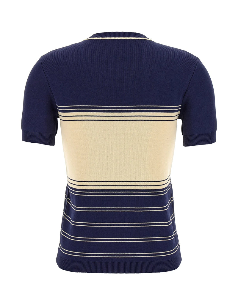 Valentino Garavani T-Shirt in blue, Cotton — view 2