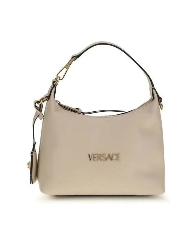 Versace Leather Cream Calf Bos Taurus Shoulder Bag Hobo Bags