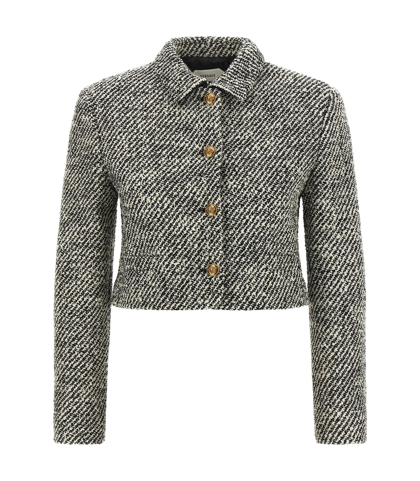 Versace Bolero Jacket in multicolor, Virgin Wool