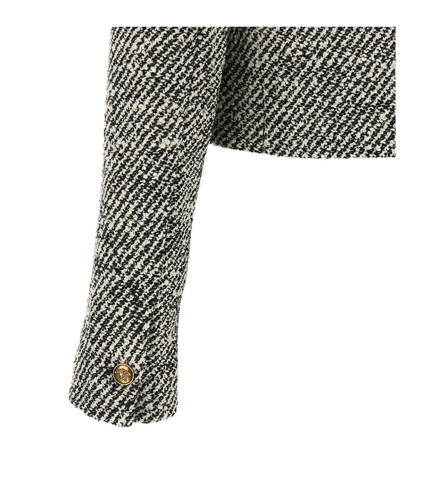 Versace Bolero Jacket in multicolor, Virgin Wool — view 4