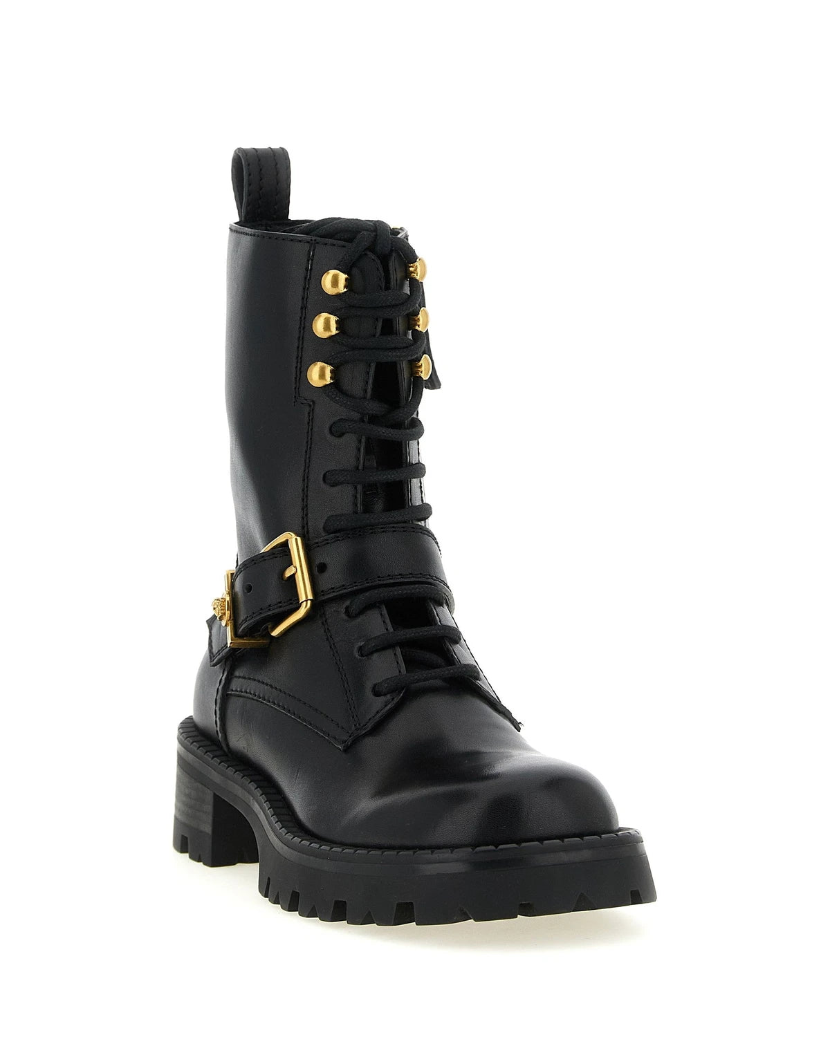 Versace Boots in black, Calfskin Leather — view 2