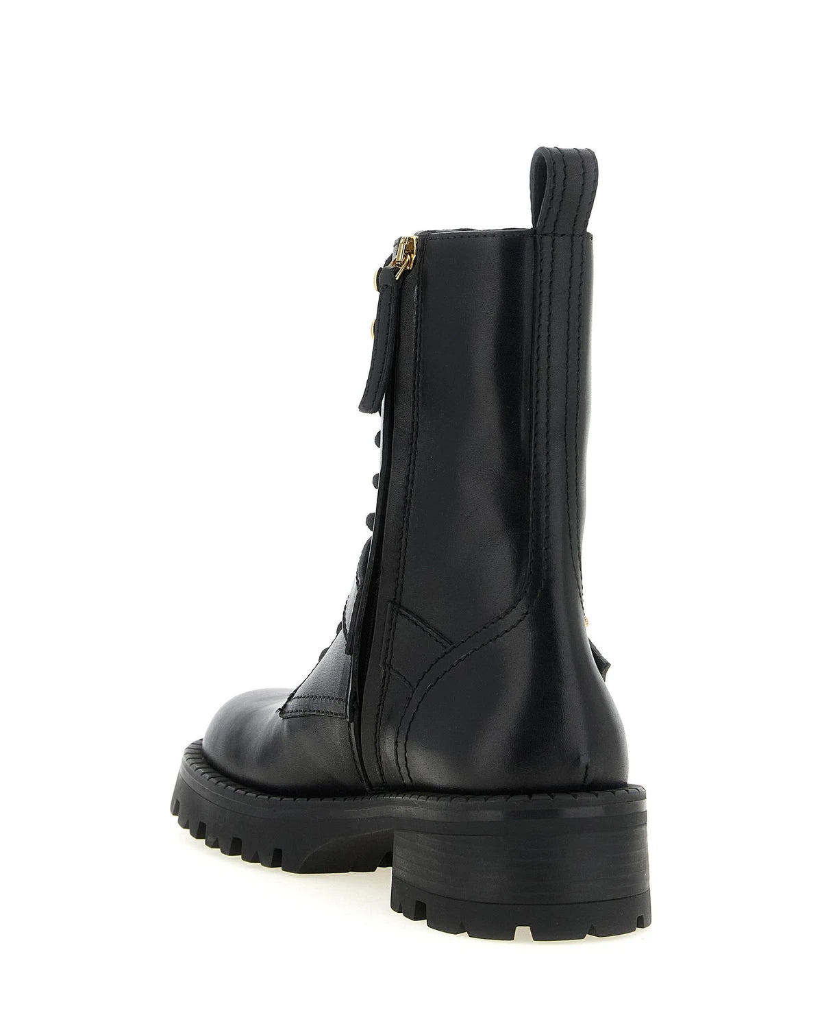 Versace Boots in black, Calfskin Leather — view 3