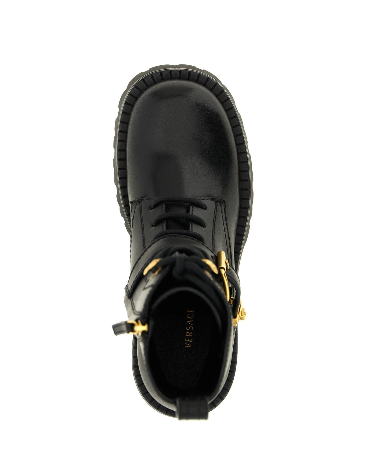 Versace Boots in black, Calfskin Leather — view 4