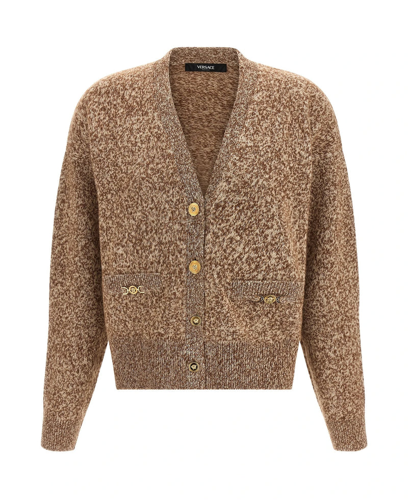 Versace Cardigan in beige, Wool