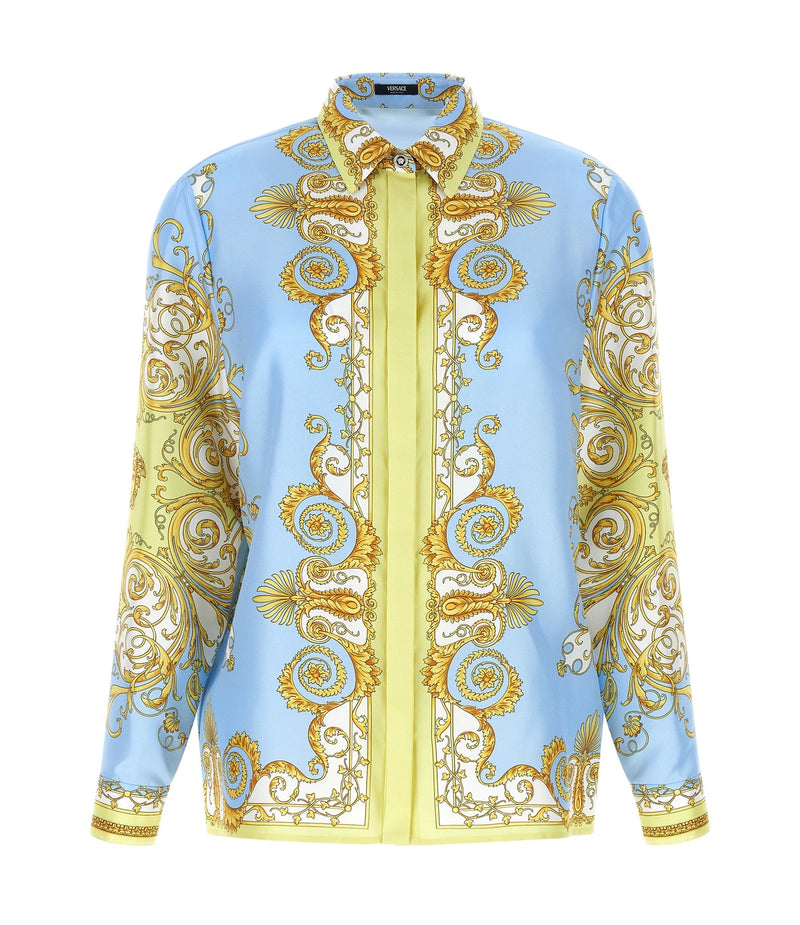 Versace Dress Shirt in multicolor, Silk