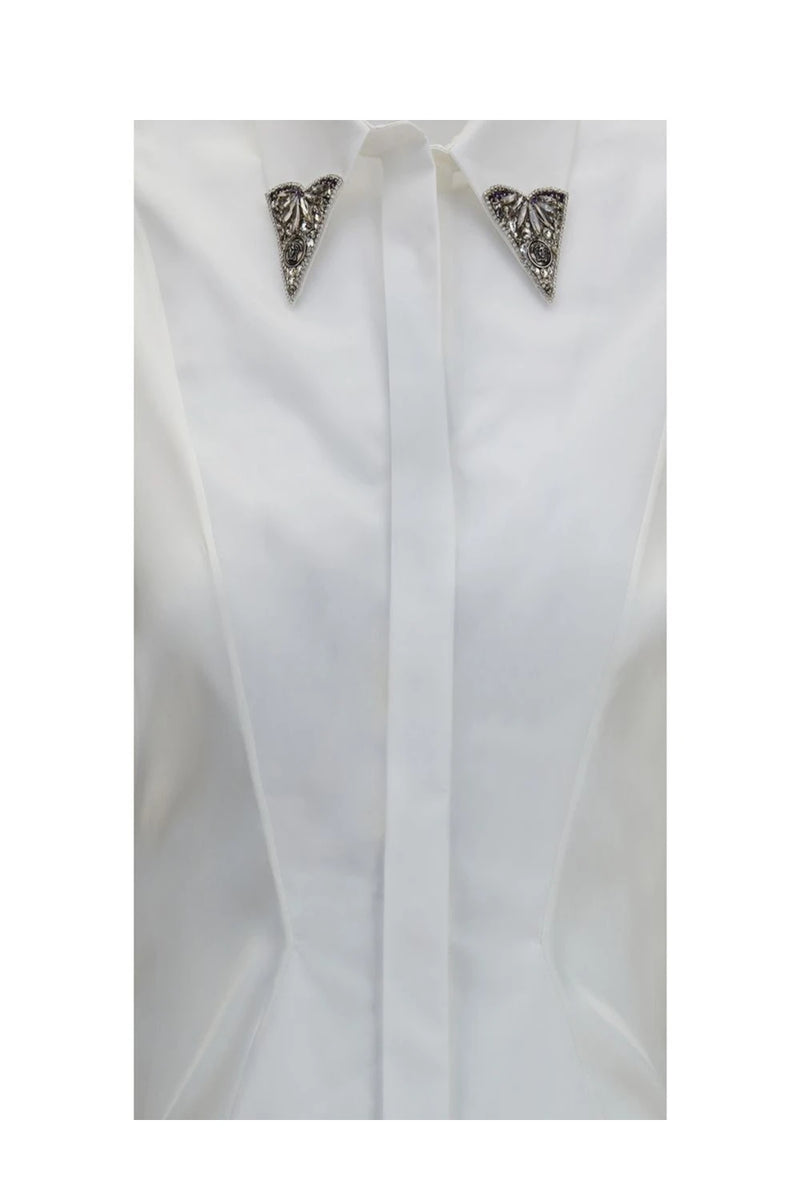 Versace Dress Shirt in white, Cotton — view 3
