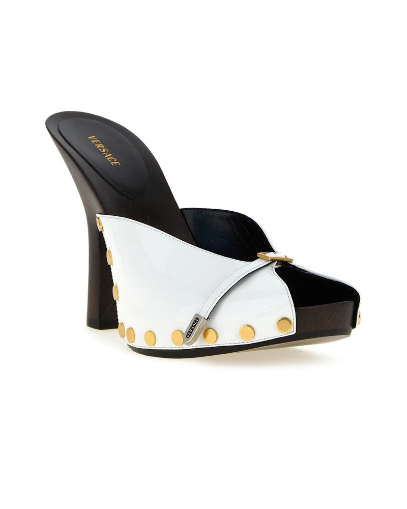 Versace Pumps in white, Calfskin Leather — view 2