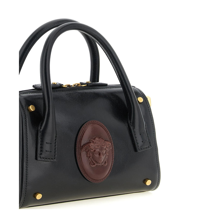 Versace Satchel Bag in black, Calfskin Leather — view 3