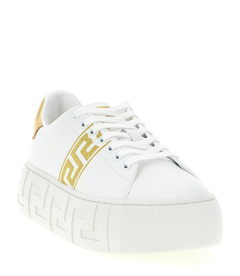 Versace Gold Platform Sneakers 